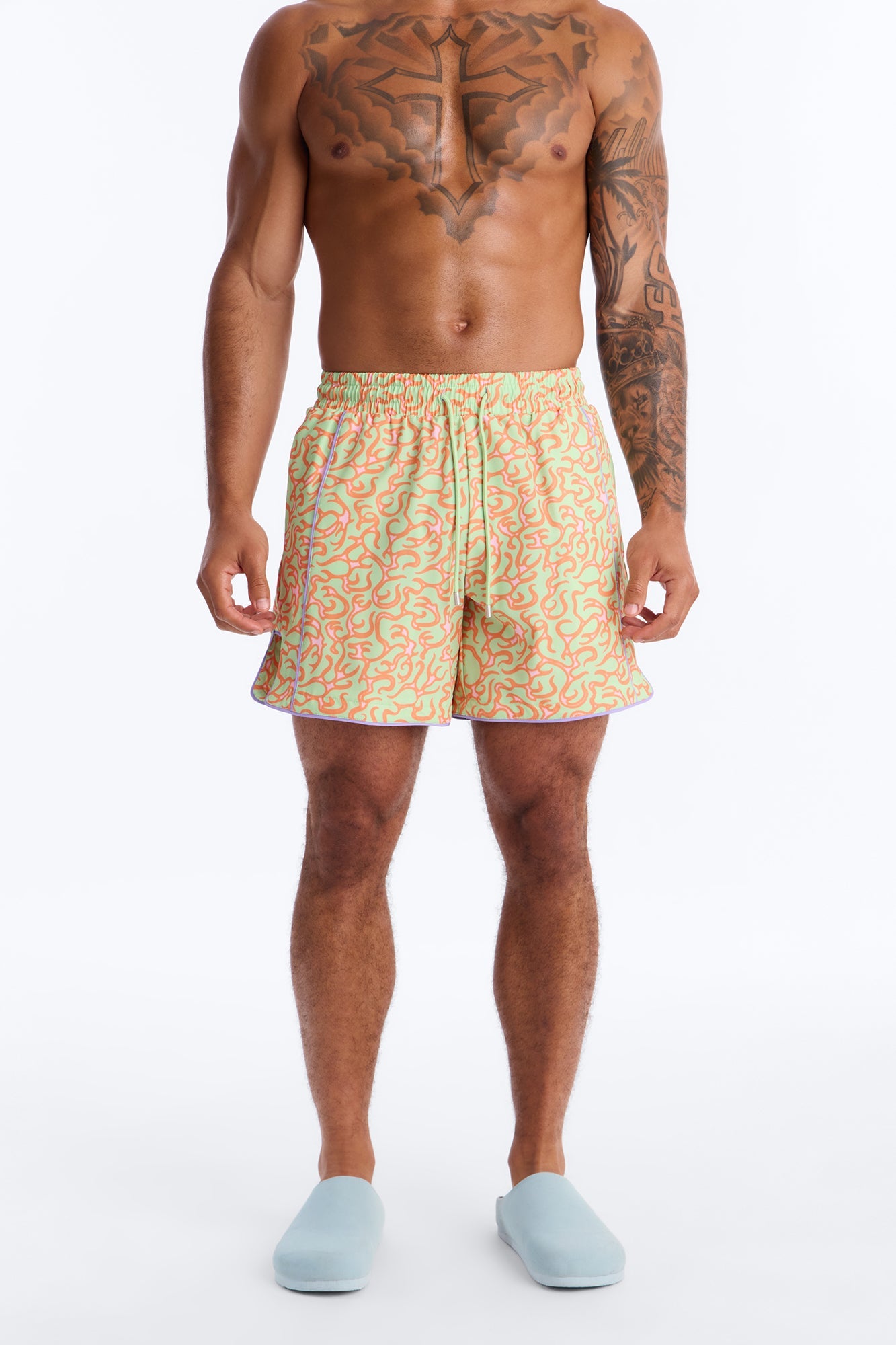 Spring Break Fling Swim Trunk 6″ - Multi Color