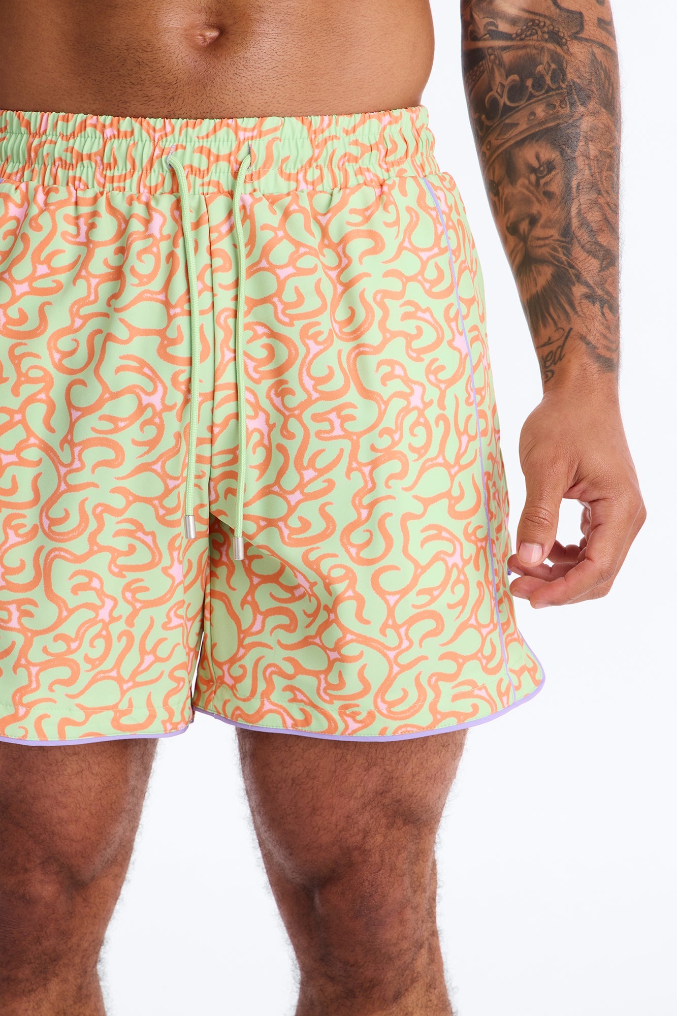 Spring Break Fling Swim Trunk 6″ - Multi Color