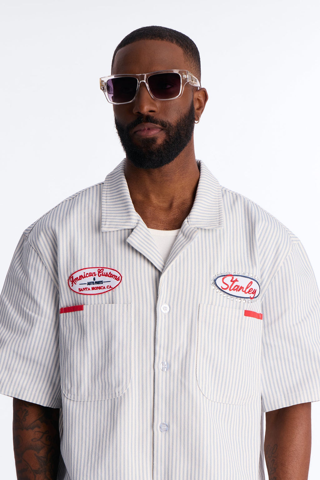 Industrial Insight Square Sunglasses - Clear
