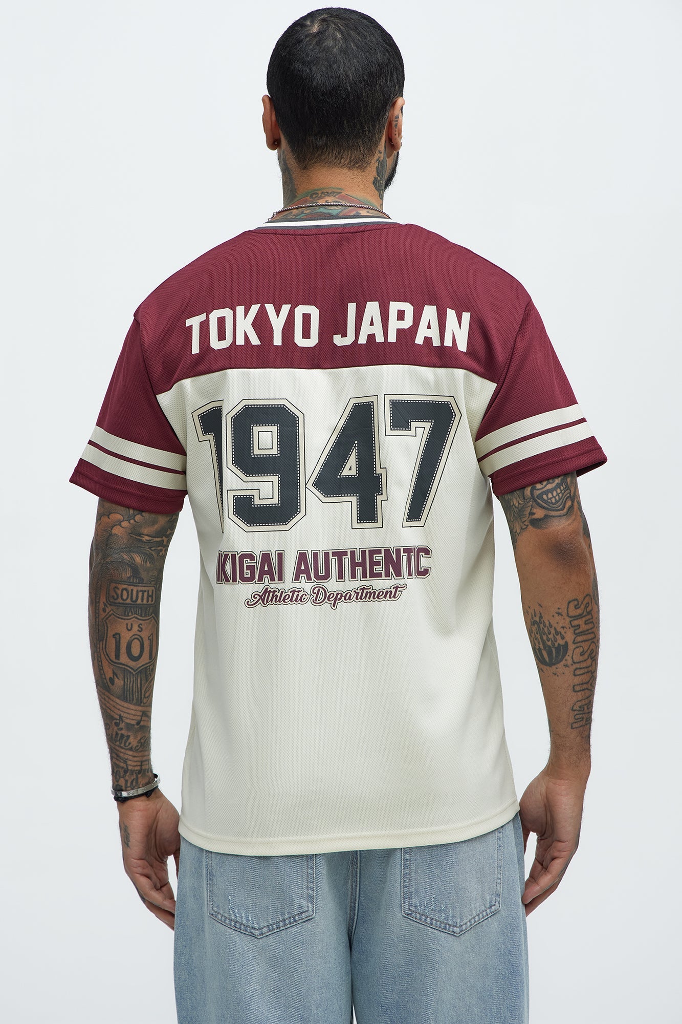 Japan All Stars Jersey - Burgundy/combo