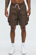 Take A Hike Cargo Shorts - Brown