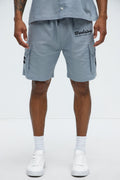 Bedstuy Patch Relaxed Shorts - Light Blue