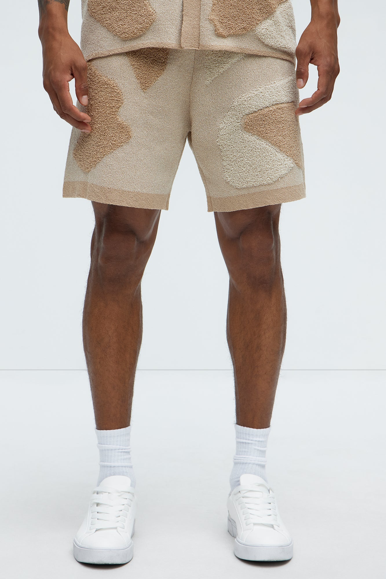 Auron Knitted Shorts - Off White