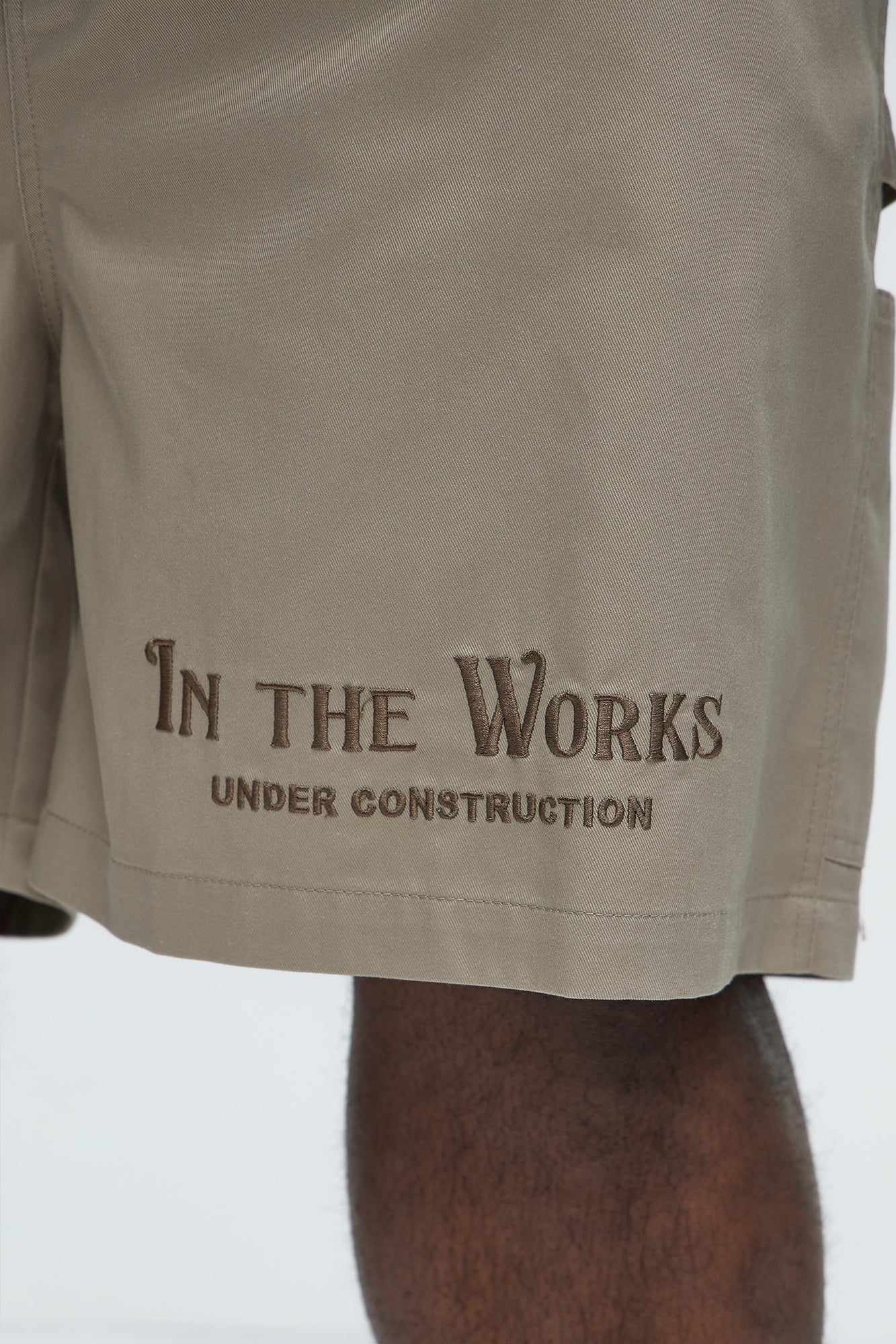 In The Works Relaxed Shorts - Stone