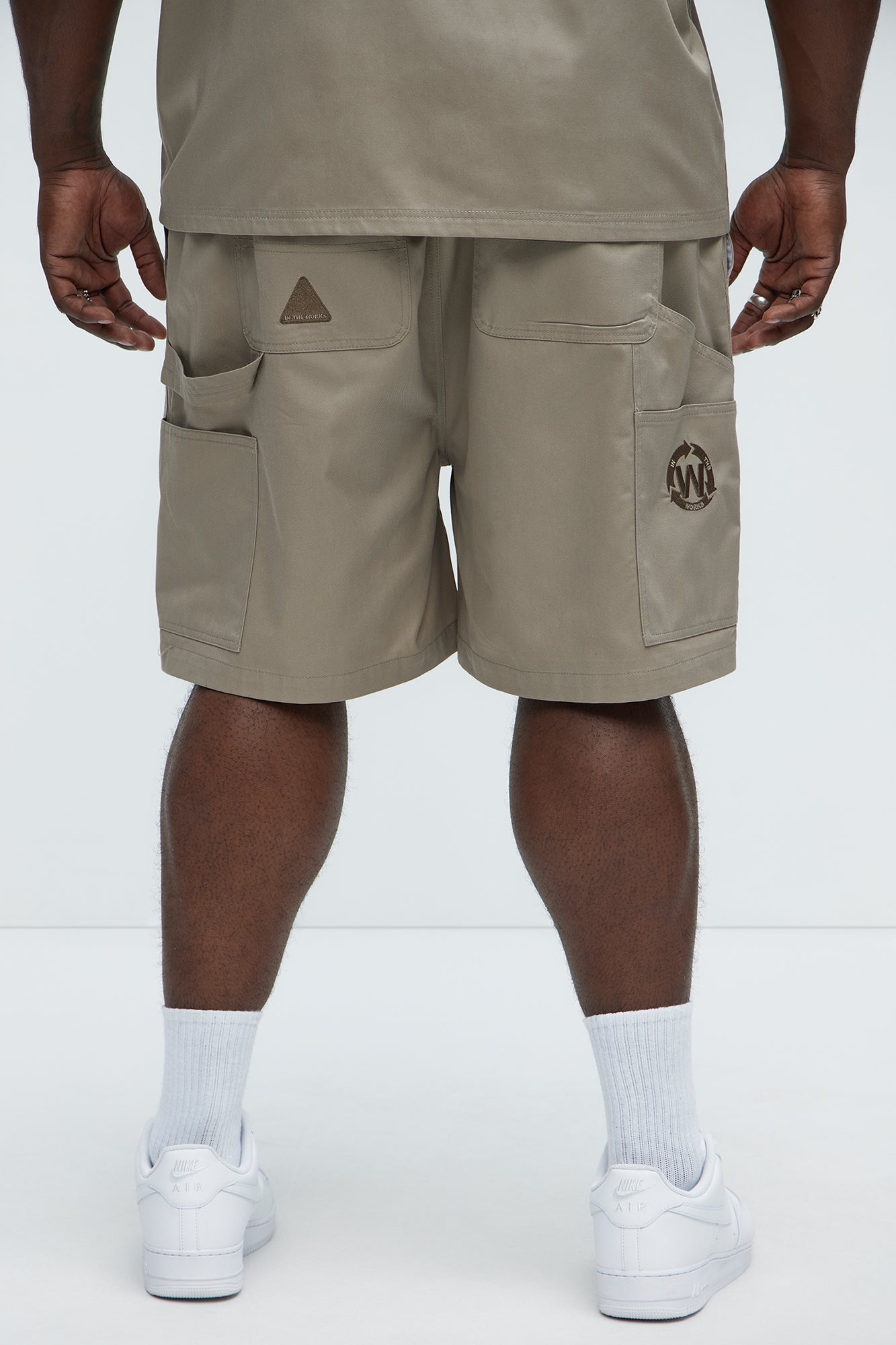 In The Works Relaxed Shorts - Stone