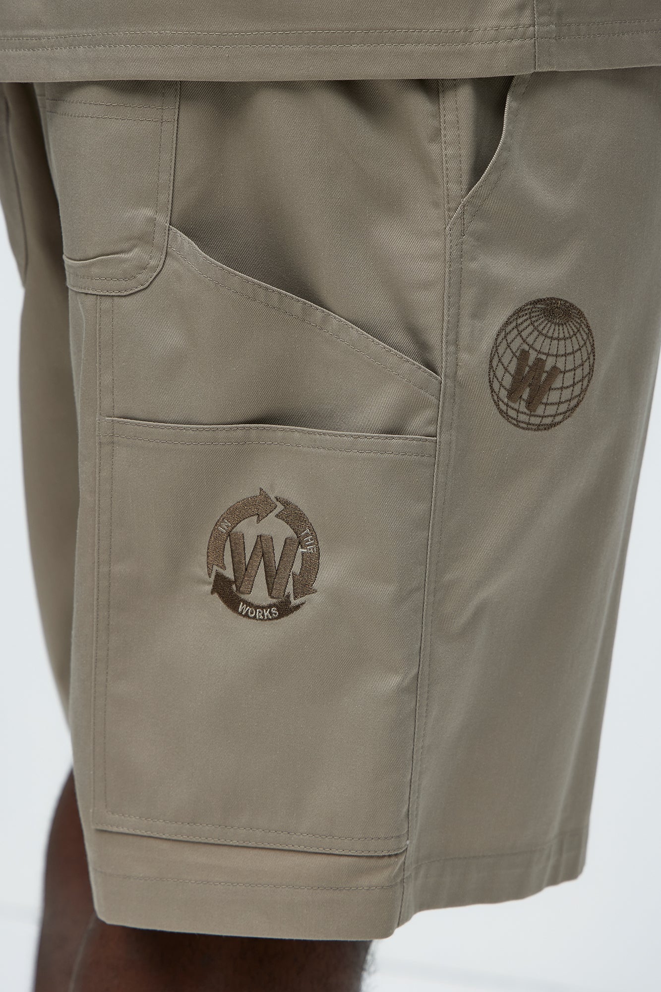 In The Works Relaxed Shorts - Stone