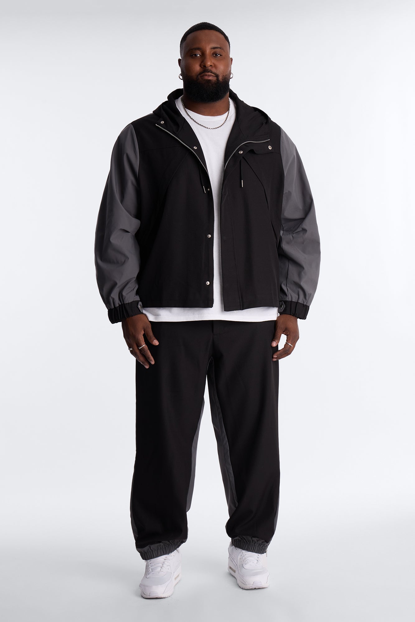 Straight Montalvo Mixed Worlds Trouser - Black