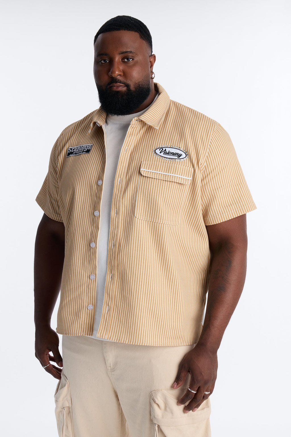 Visionary Service Mechanic Shirt - Tan