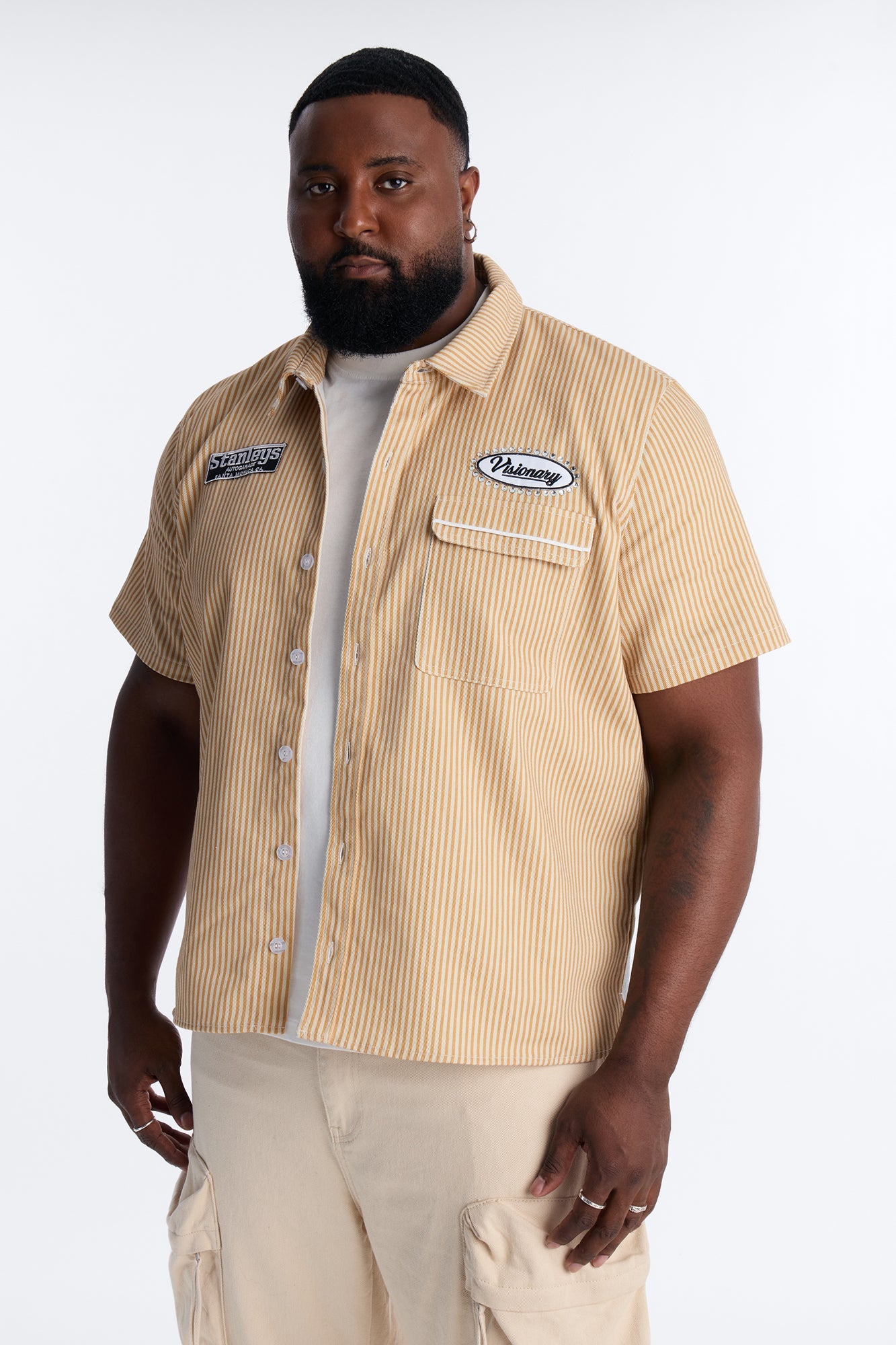 Visionary Service Mechanic Shirt - Tan