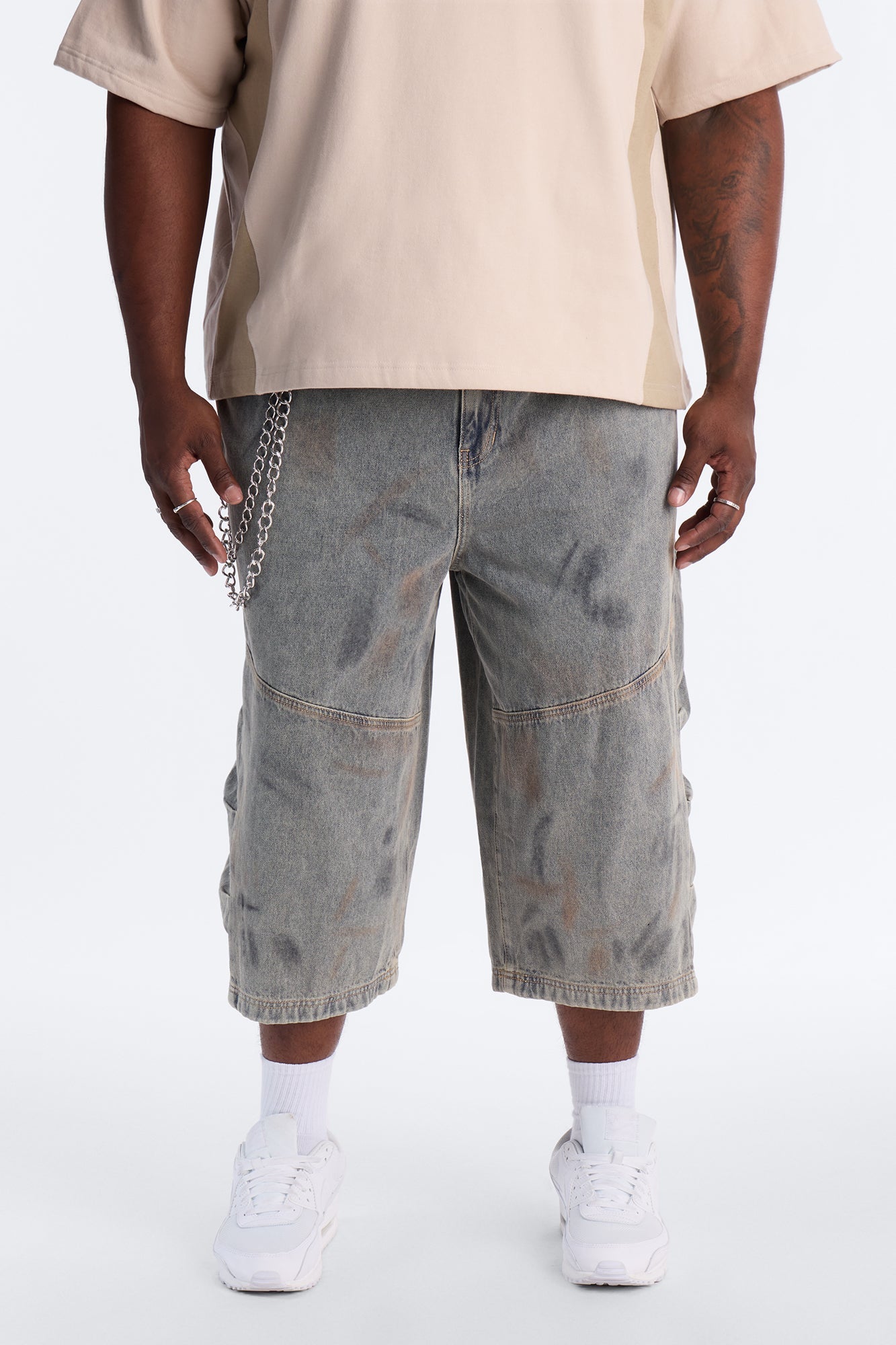 Barrel Chaos Denim Short - Vintage Wash