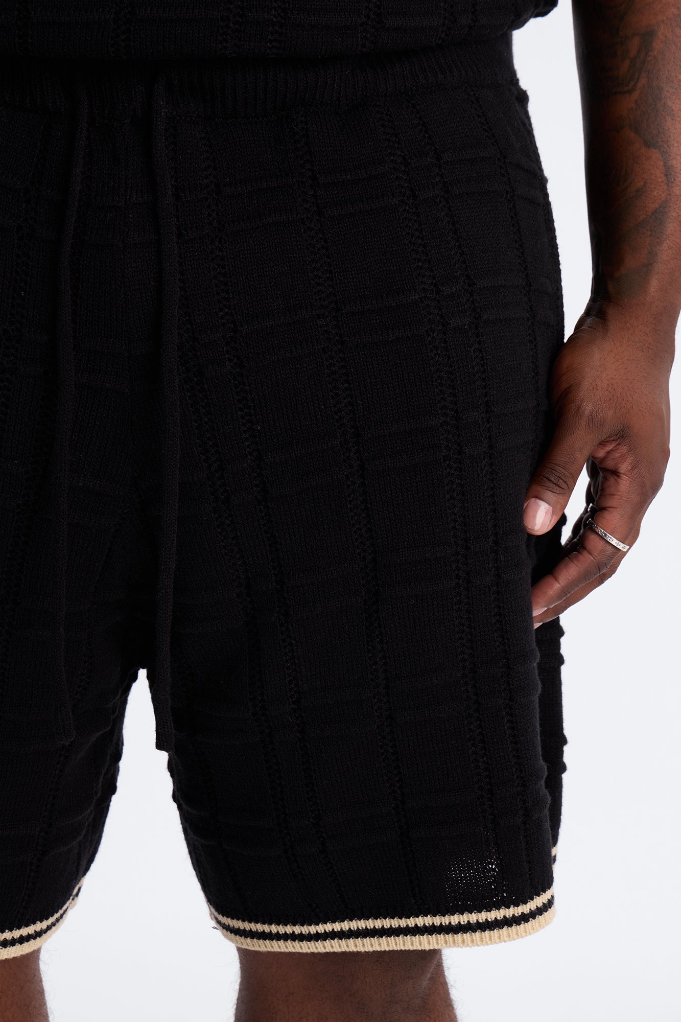 Relaxed Riviera Knit Short - Black