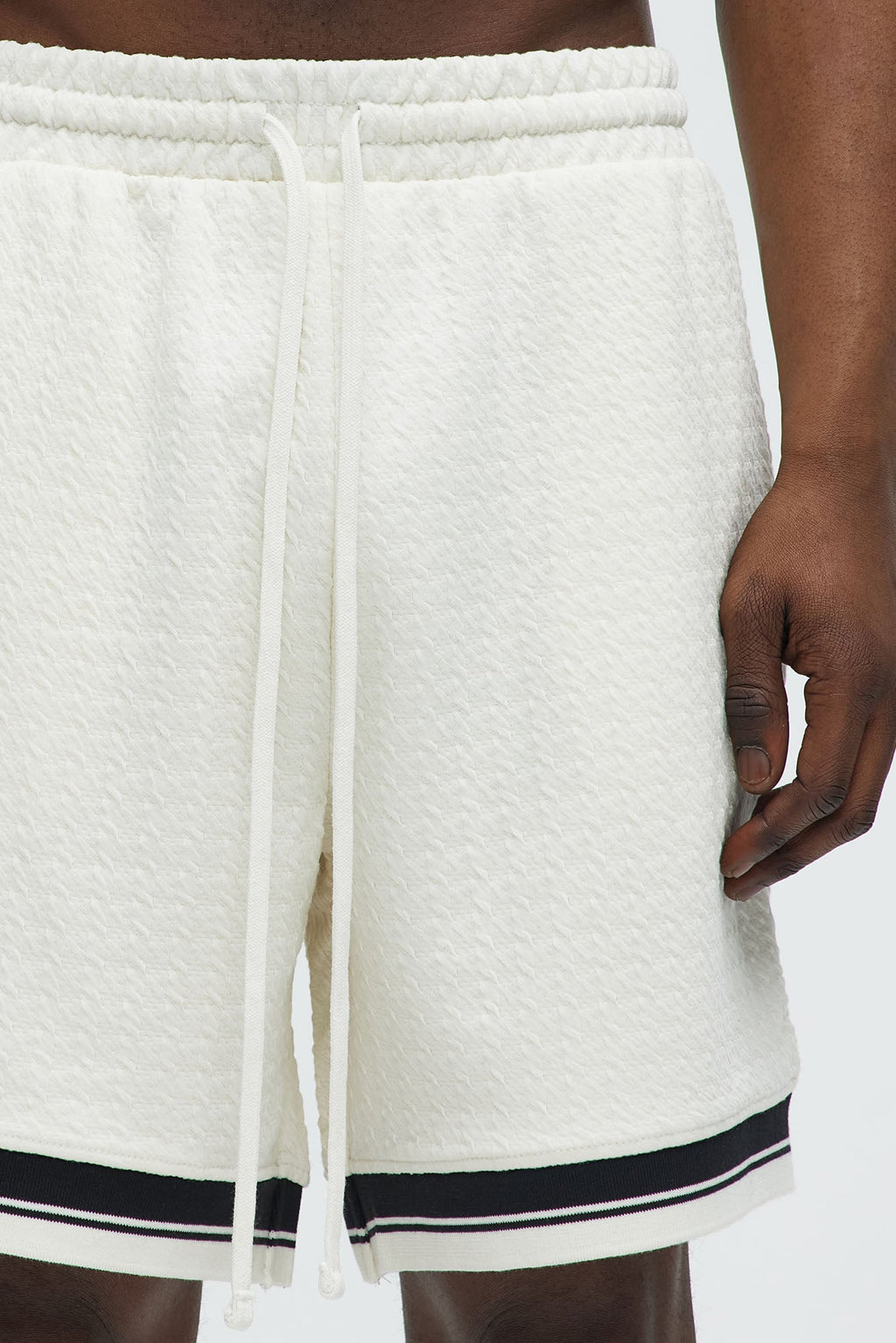 Princeton Textured Shorts - Cream