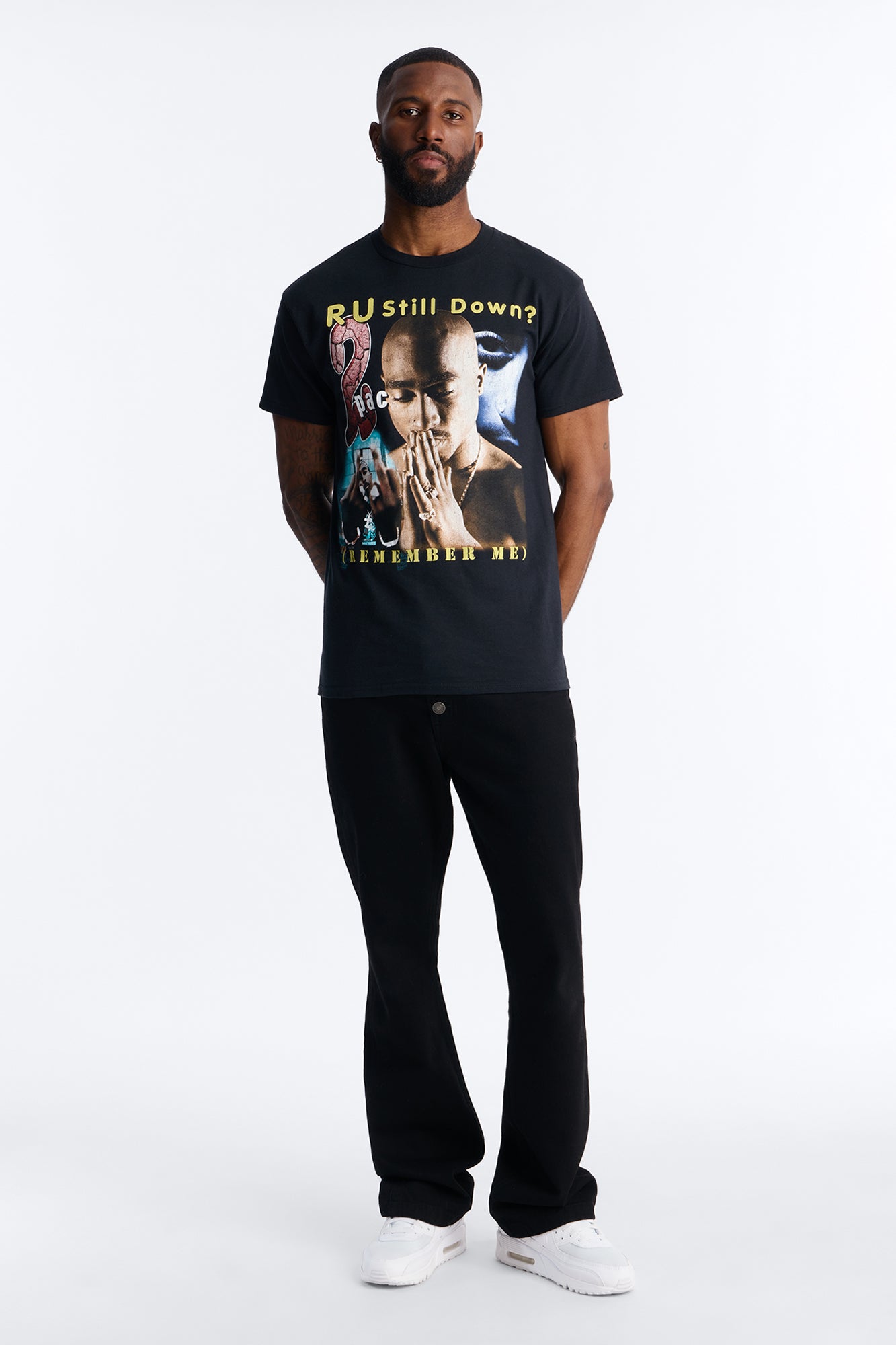 2pac R U Still Down Short Sleeve Tee - Black
