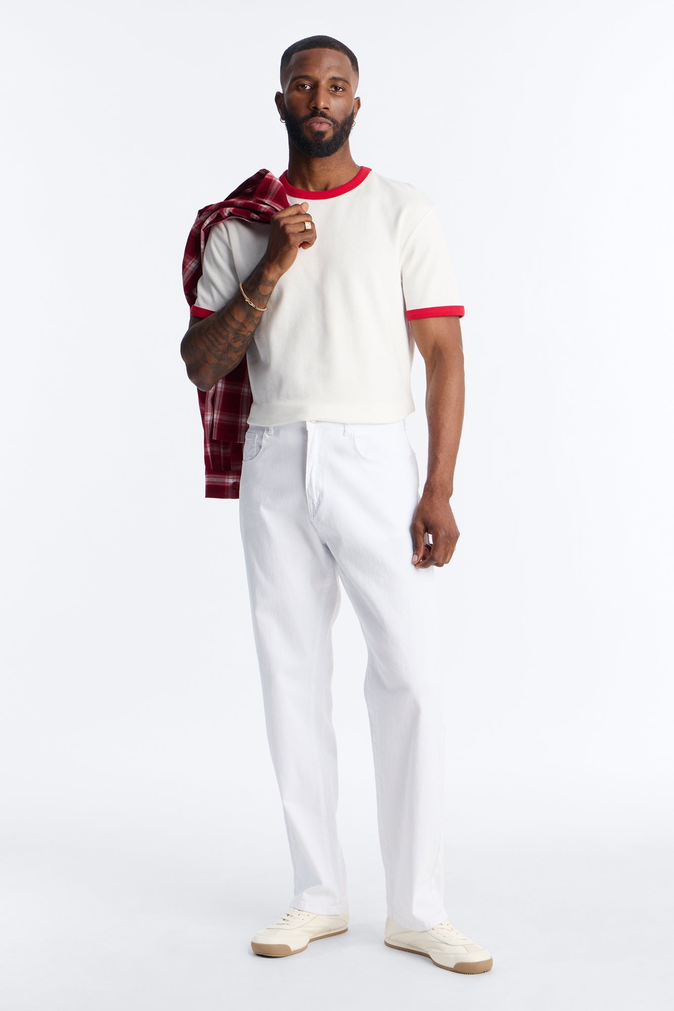Clean Feel Straight Jean - White