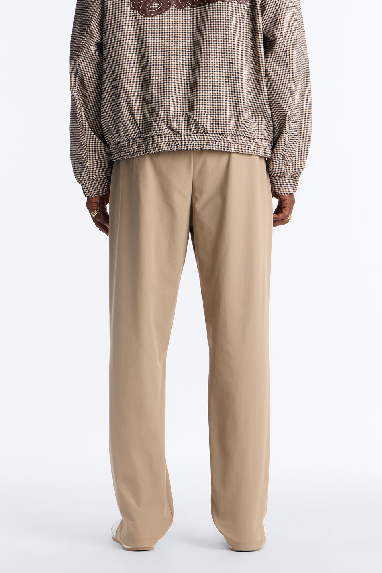 Slim Axis Slit Pant - Khaki