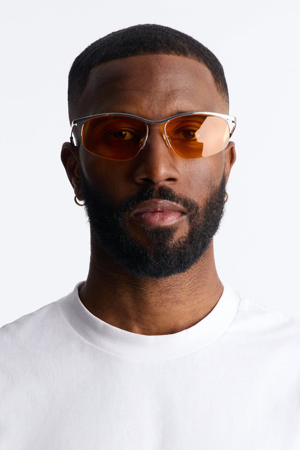 Keeping Sanity Sunglasses - Orange/Silver