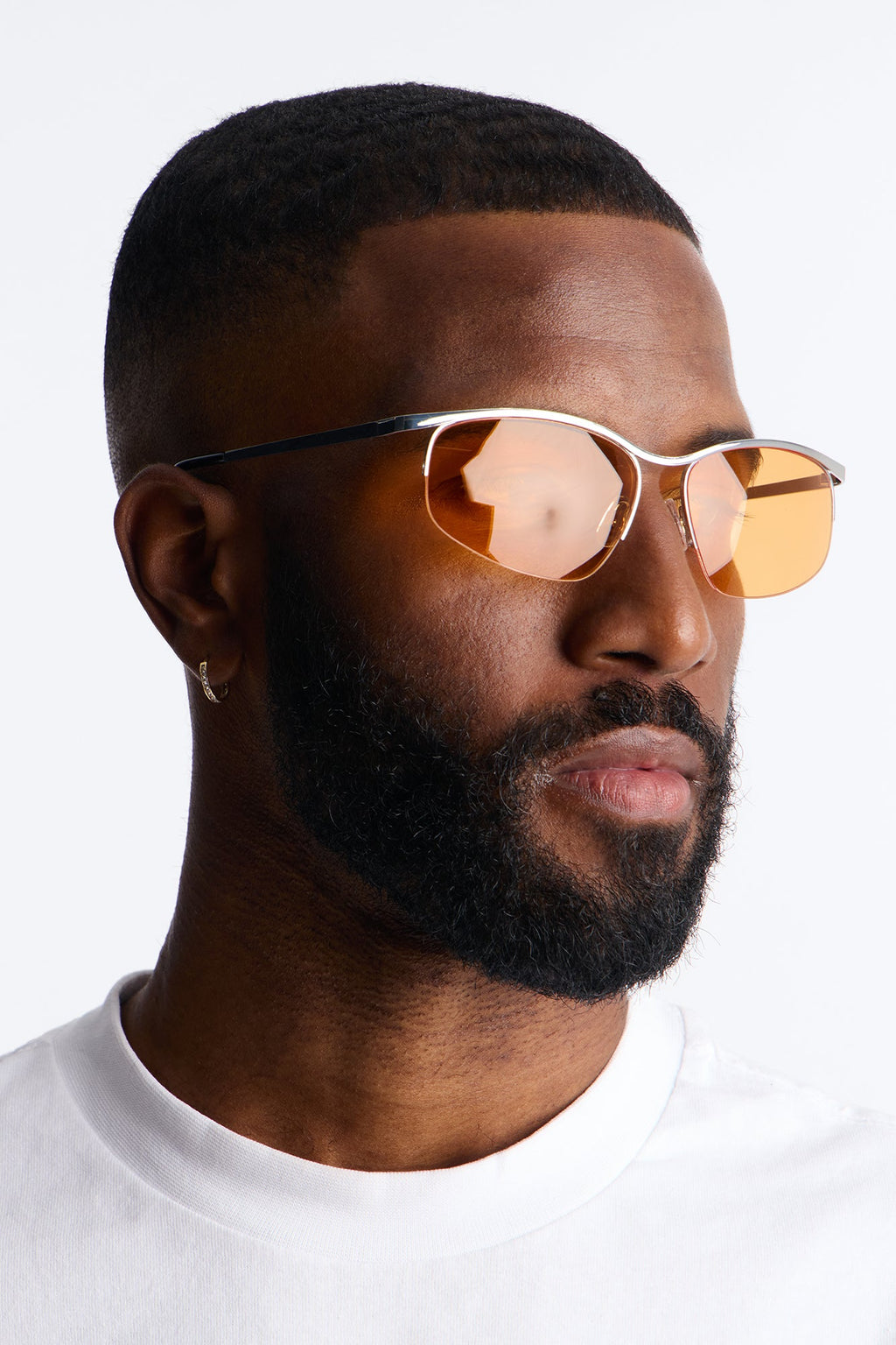 Keeping Sanity Sunglasses - Orange/Silver