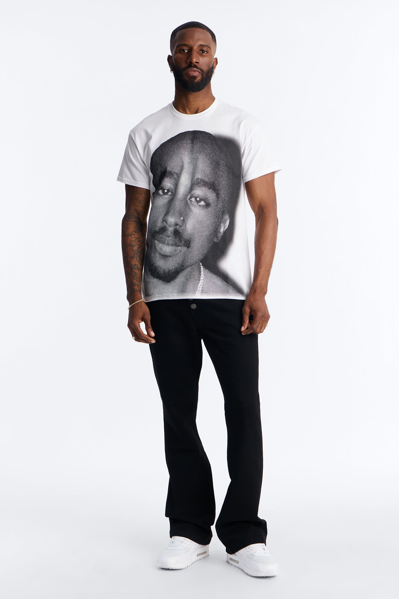 2pac All Eyez On Me Forever Short Sleeve Tee - White