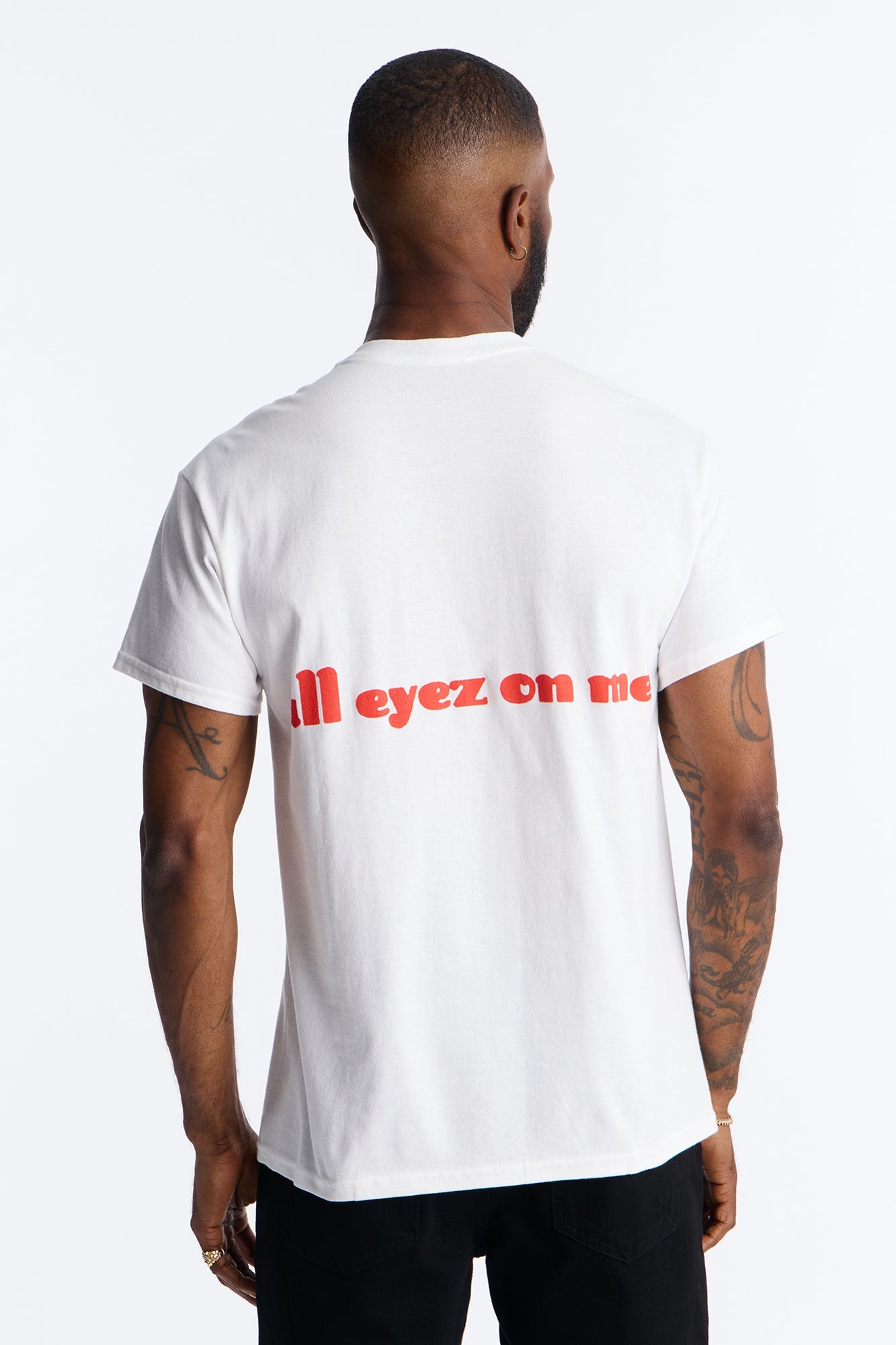 2pac All Eyez On Me Forever Short Sleeve Tee - White