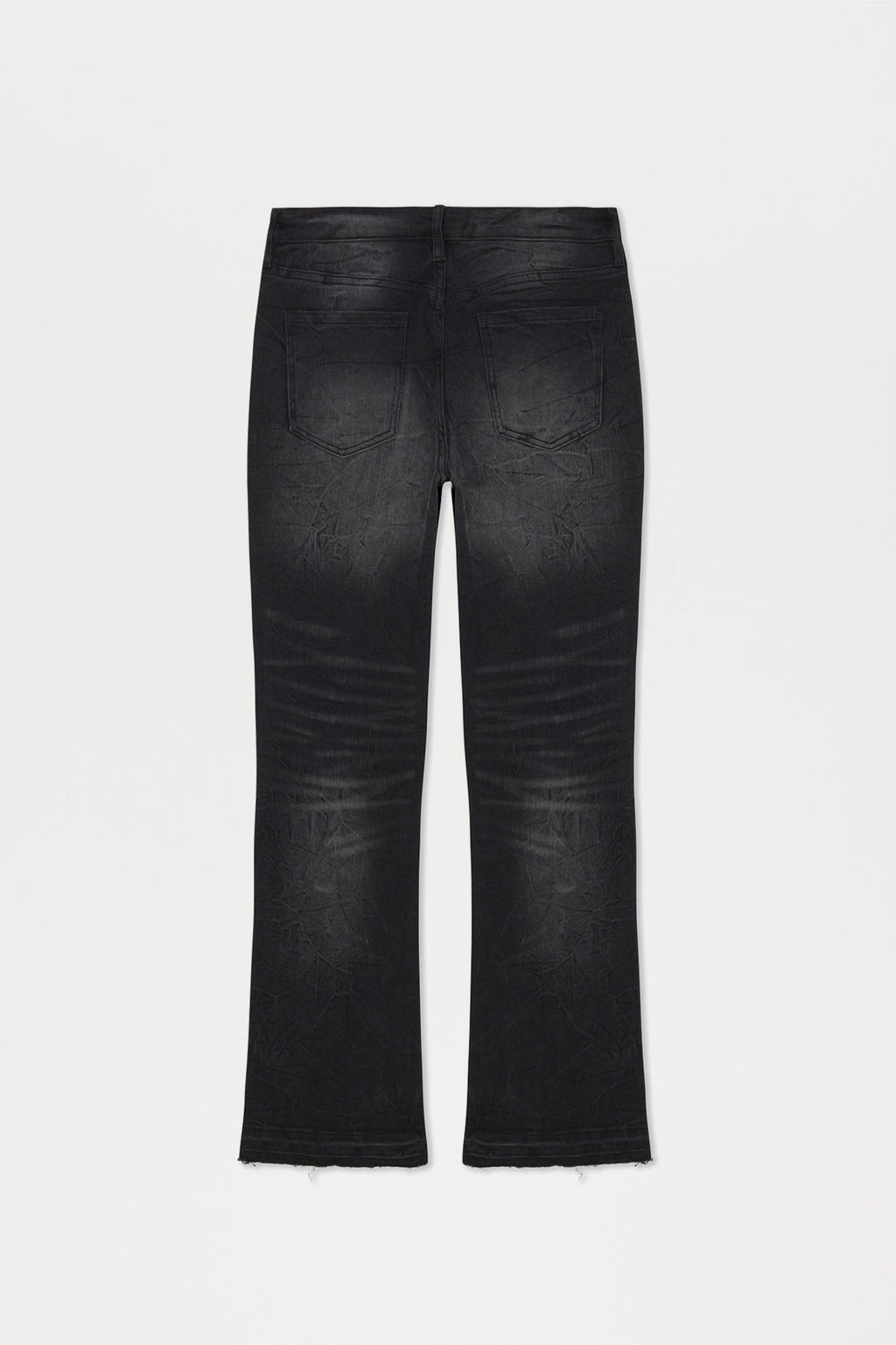 Undercover Slim Stacked Flare Jeans - Black Wash