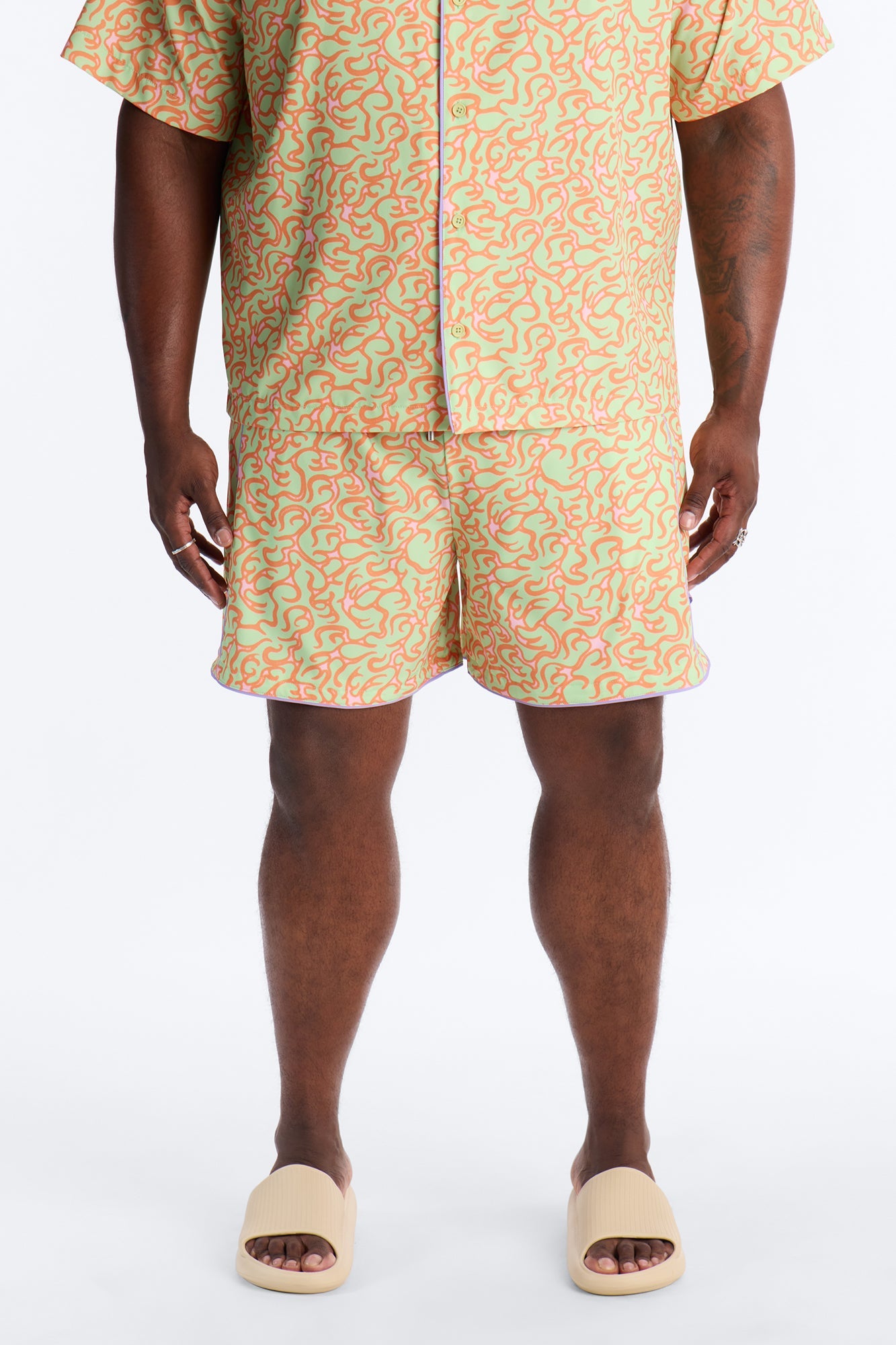 Spring Break Fling Swim Trunk 6″ - Multi Color