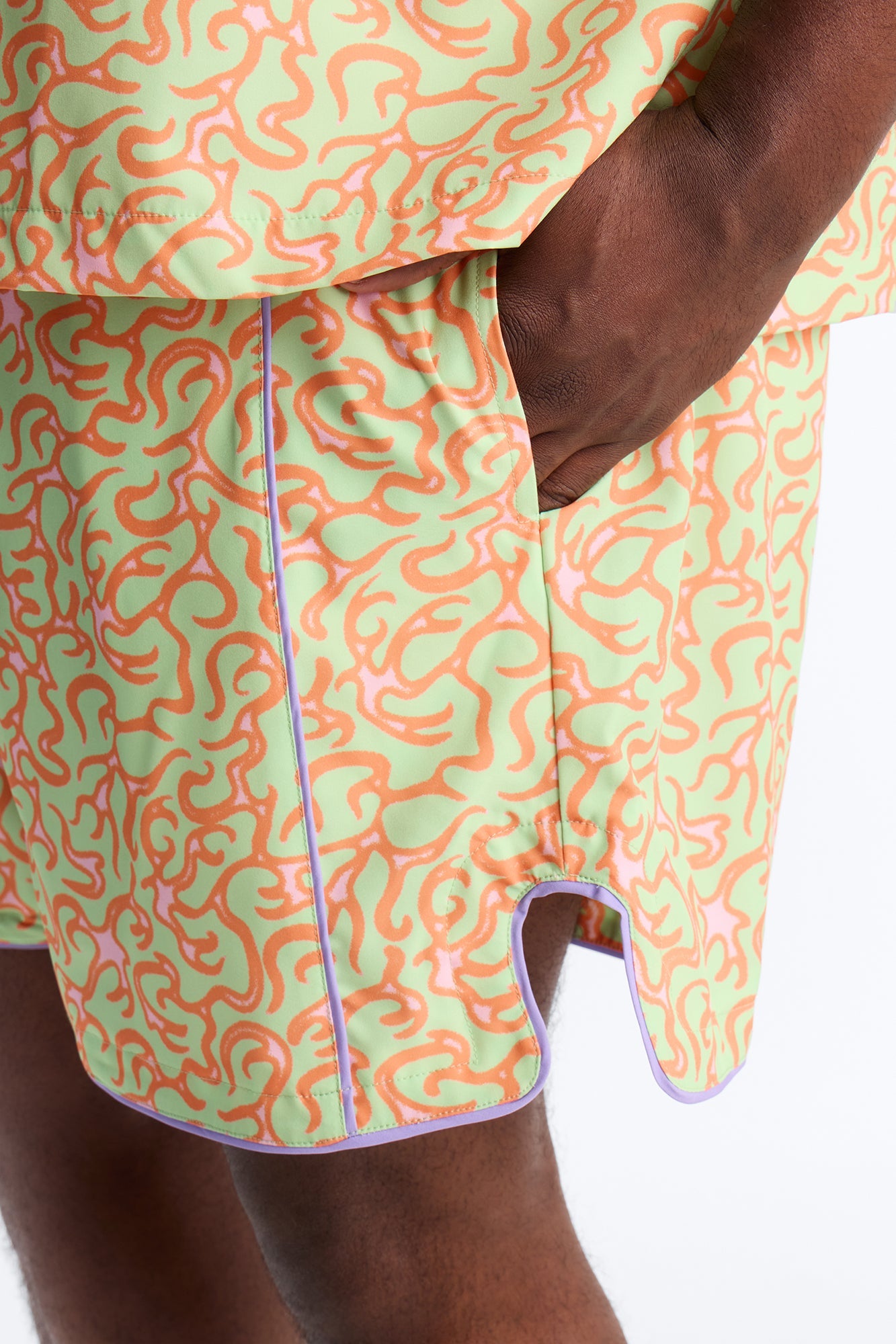 Spring Break Fling Swim Trunk 6″ - Multi Color