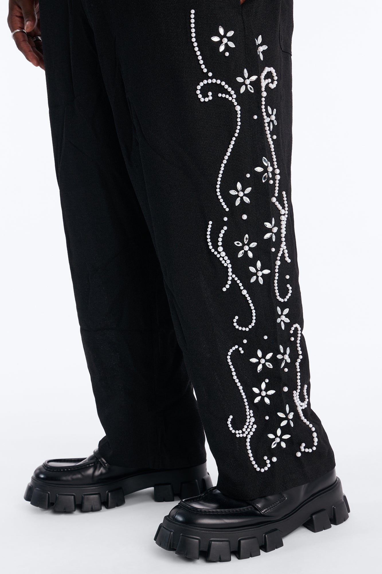 Straight Wanderlust Pearl Journey Pant - Black
