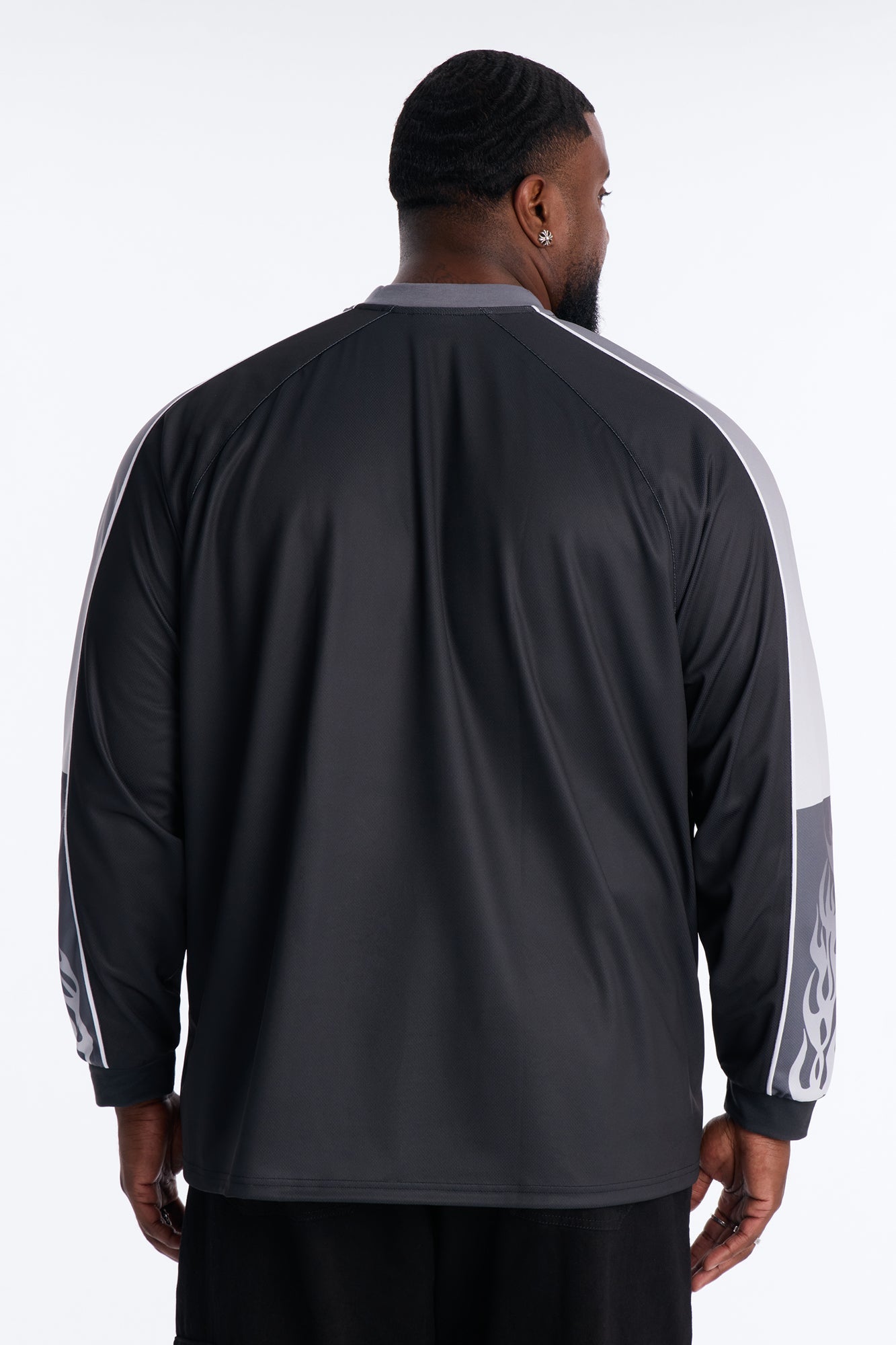 Von Dutch Chrome Flame Jersey - Black