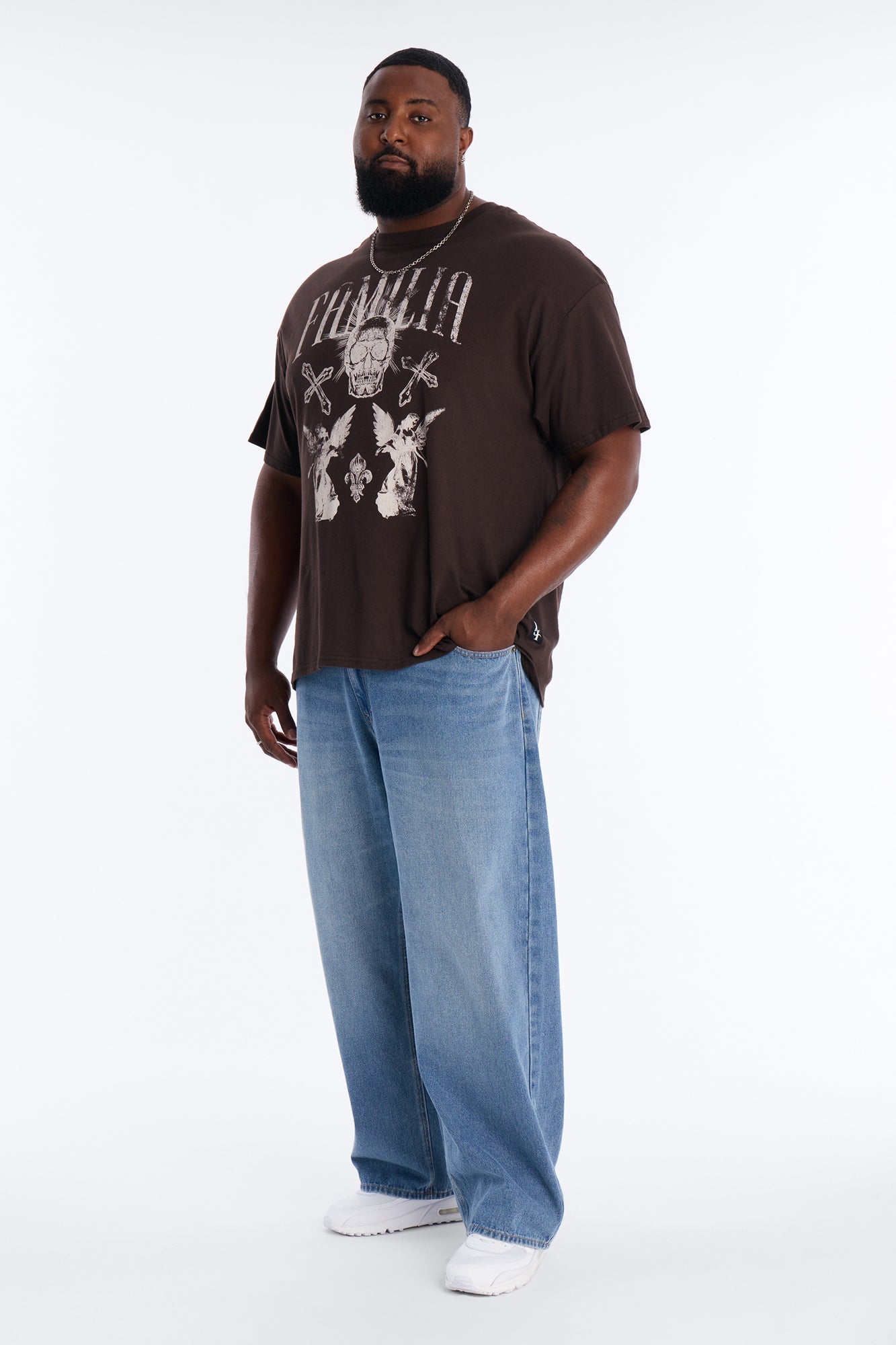 La Familia Angels Short Sleeve Tee - Brown