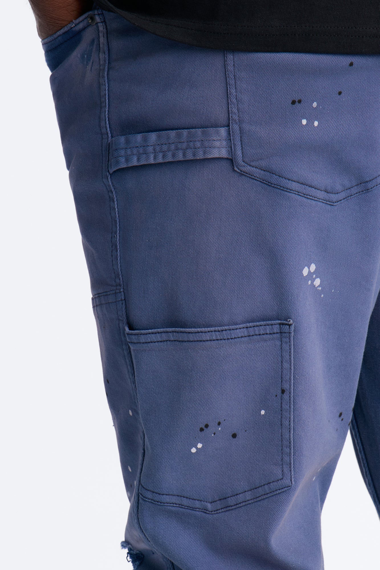 Stacked Skinny Flare Old Painters Carpenter Jean - Navy