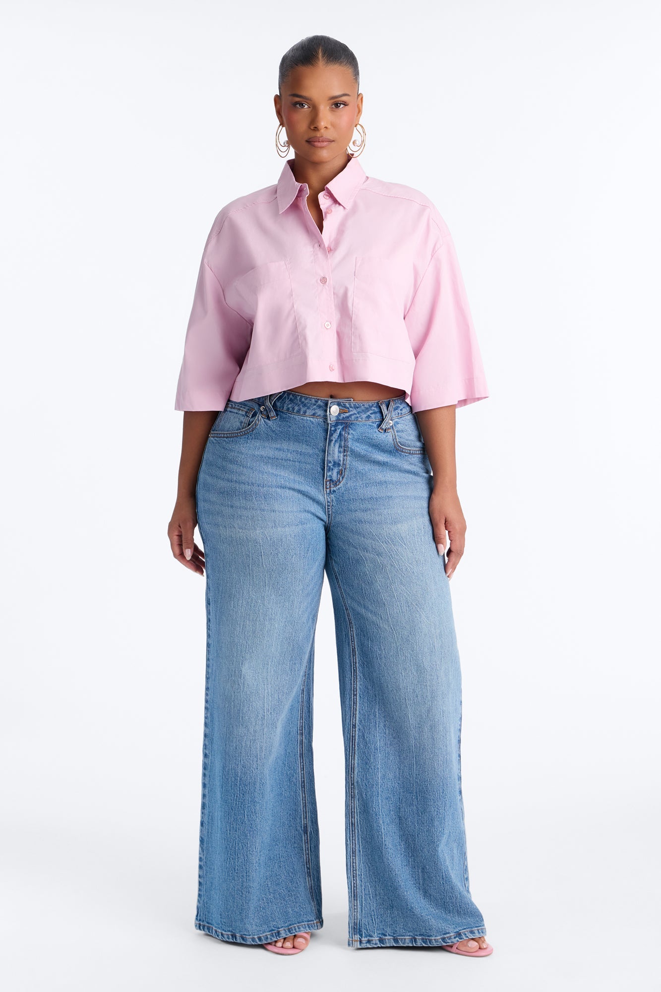 Busy Weekends Poplin Shirt - Lilac