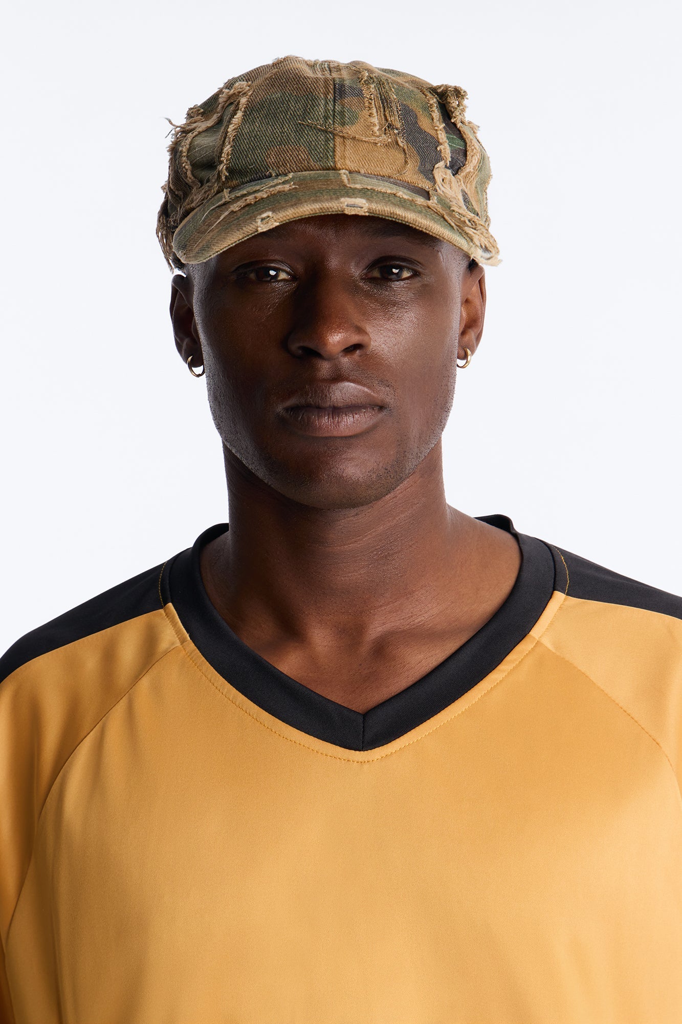 Downtown Distressed Camo Hat - Camouflage