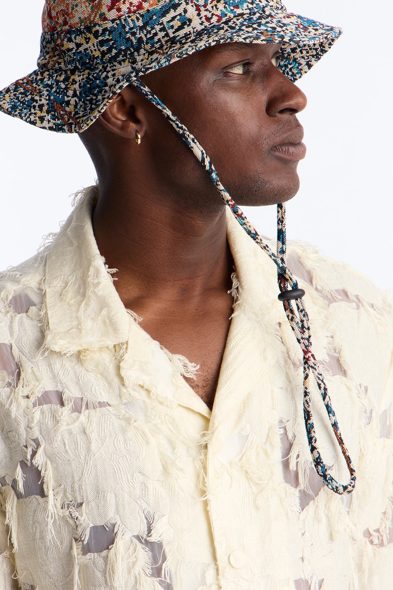 In The Disarray Tapestry Bucket Hat - Multi Color
