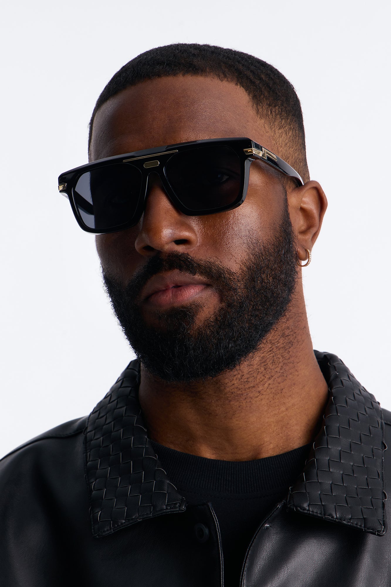 Stuck In Limbo Flat Top Sunglasses - Black