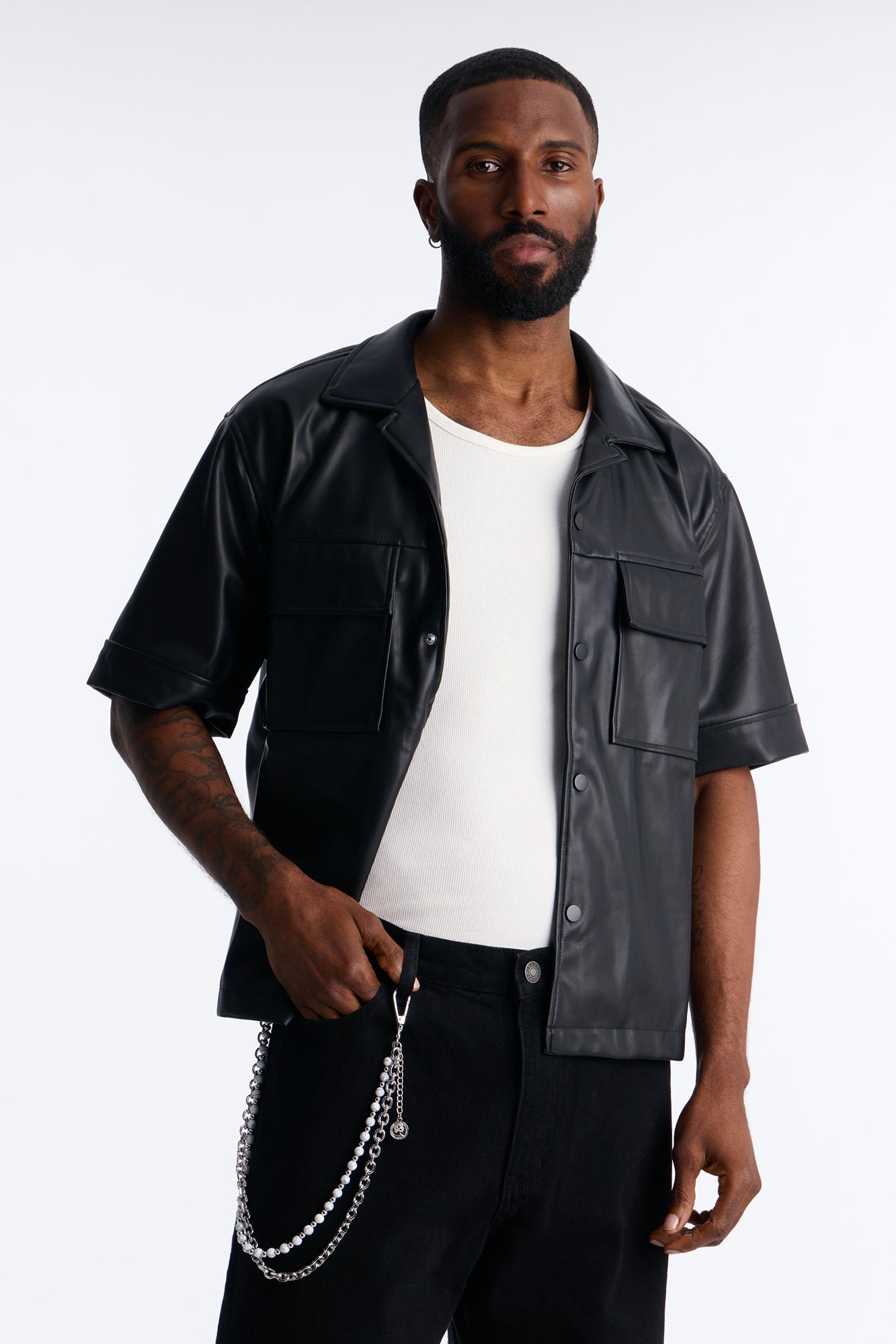 Monarch Relic Layered Pant Chain - Silver