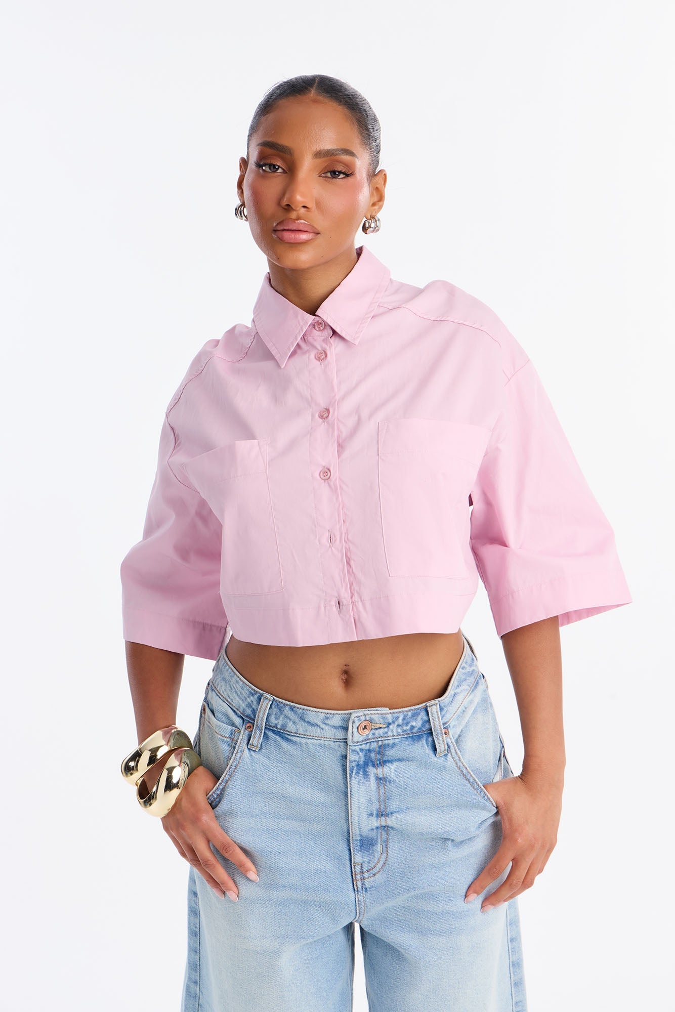 Busy Weekends Poplin Shirt - Lilac