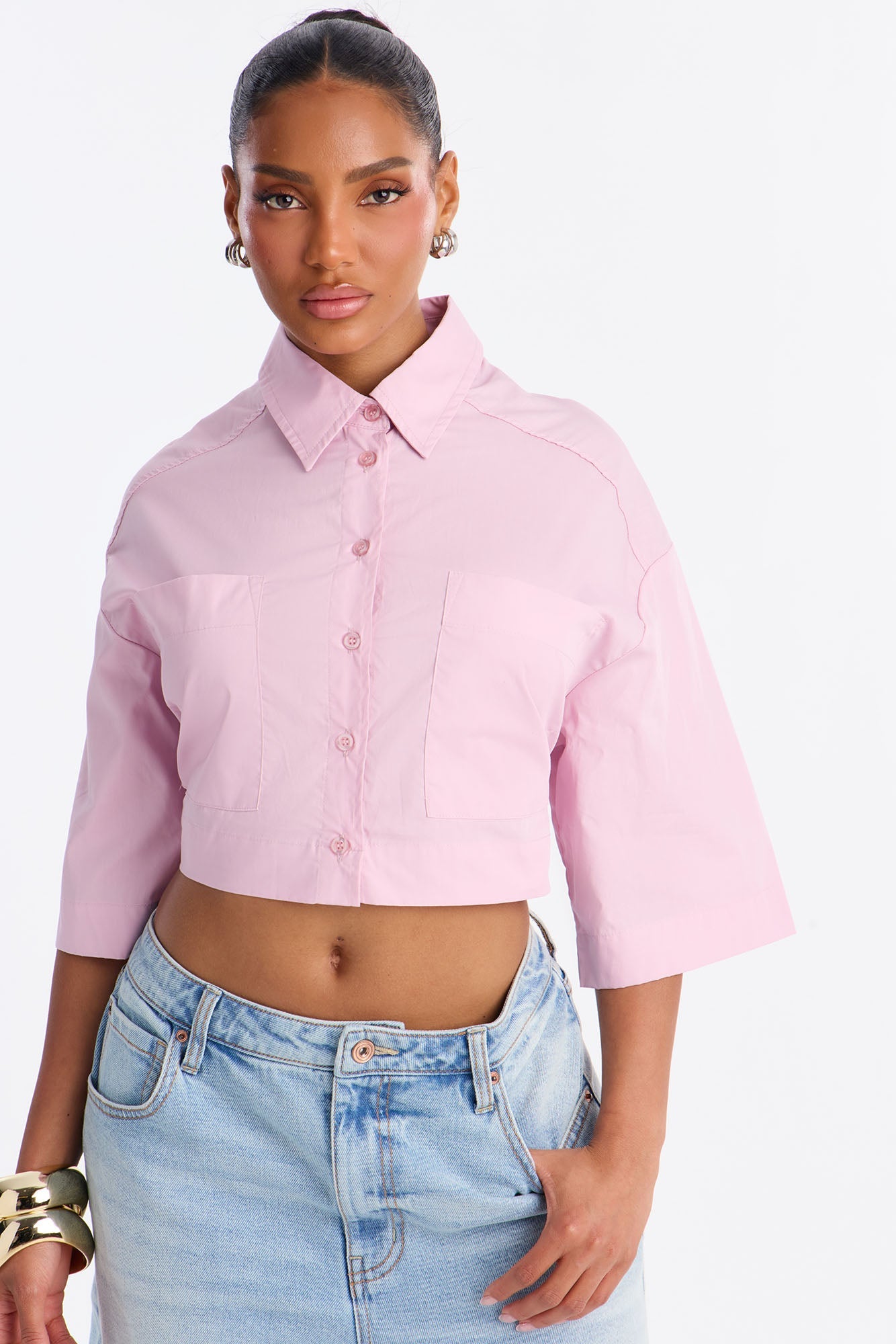 Busy Weekends Poplin Shirt - Lilac