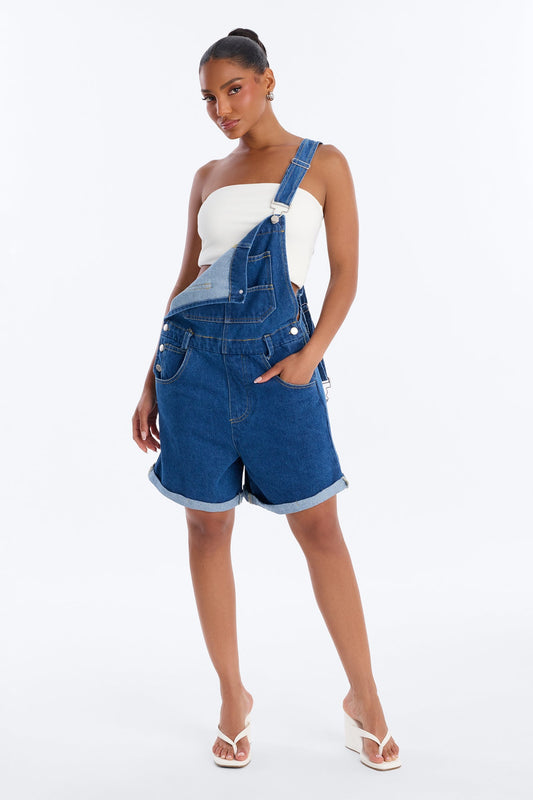 Carolina Denim Short Overall - Indigo