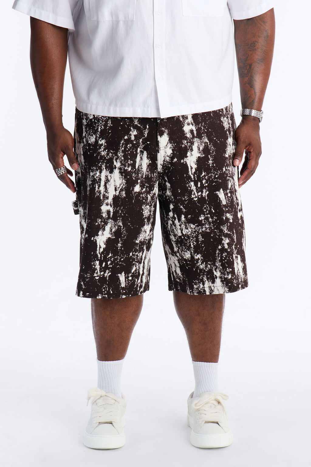 Mixed Clarity Printed Short - Brown Combo