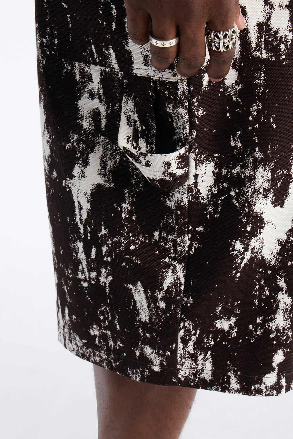 Mixed Clarity Printed Short - Brown Combo