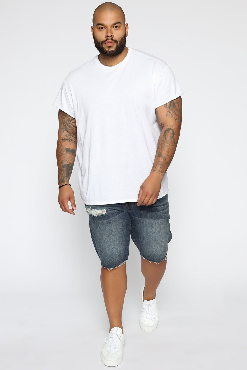 Earl Denim Shorts - Dark Wash