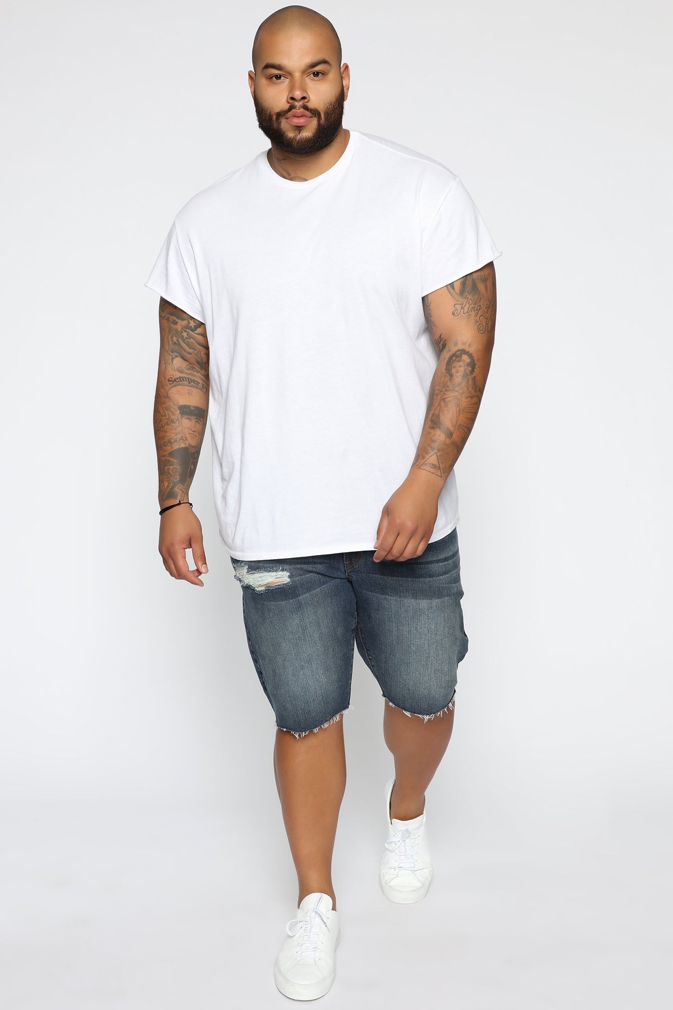 Earl Denim Shorts - Dark Wash
