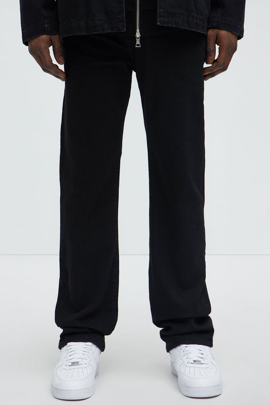 Mike Straight Taper Jeans - Black