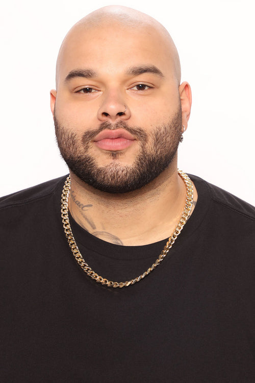 24″ Joe's Cuban Link Chain Necklace - Gold