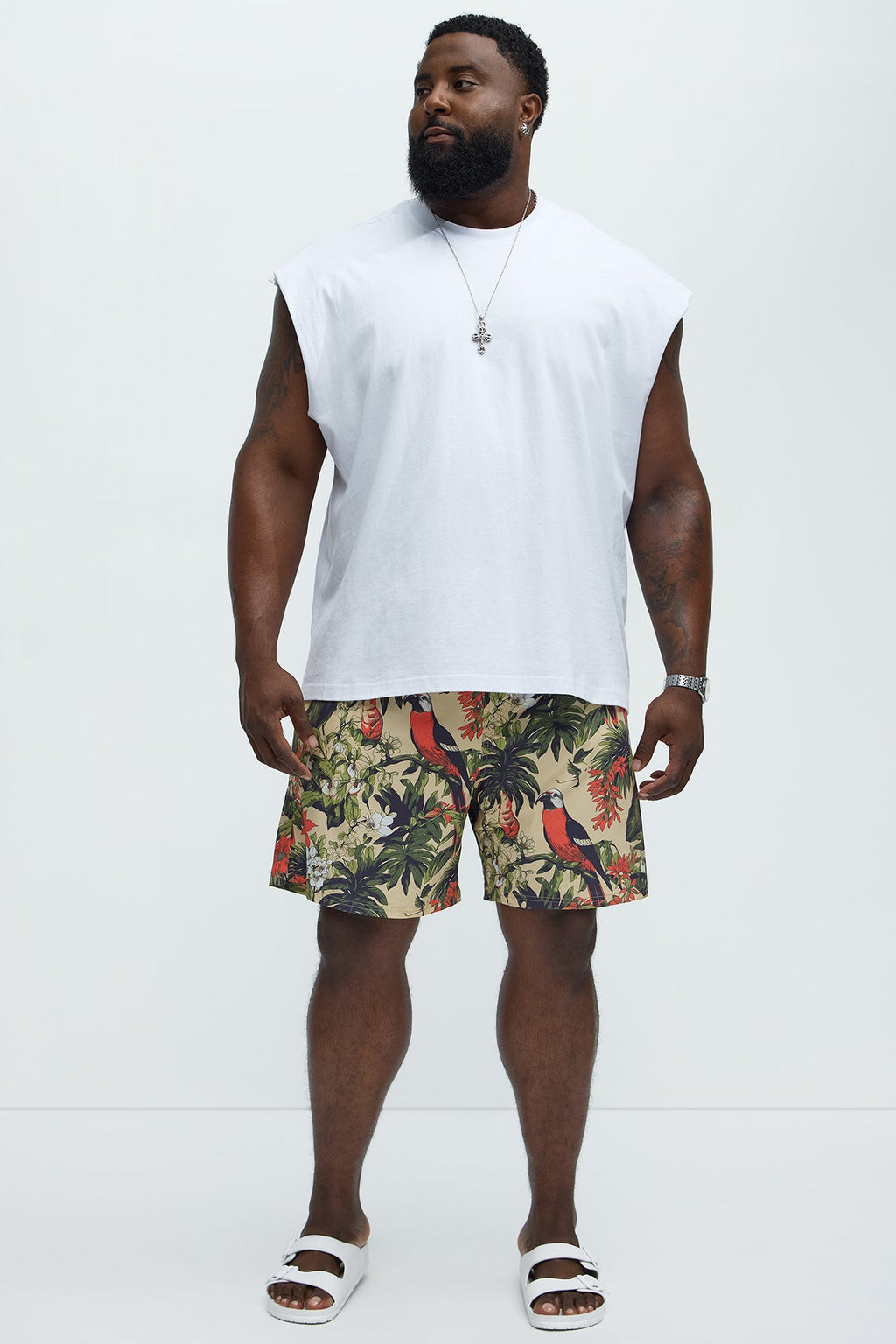 Rio Printed Swim Classic Trunk - Multi Color
