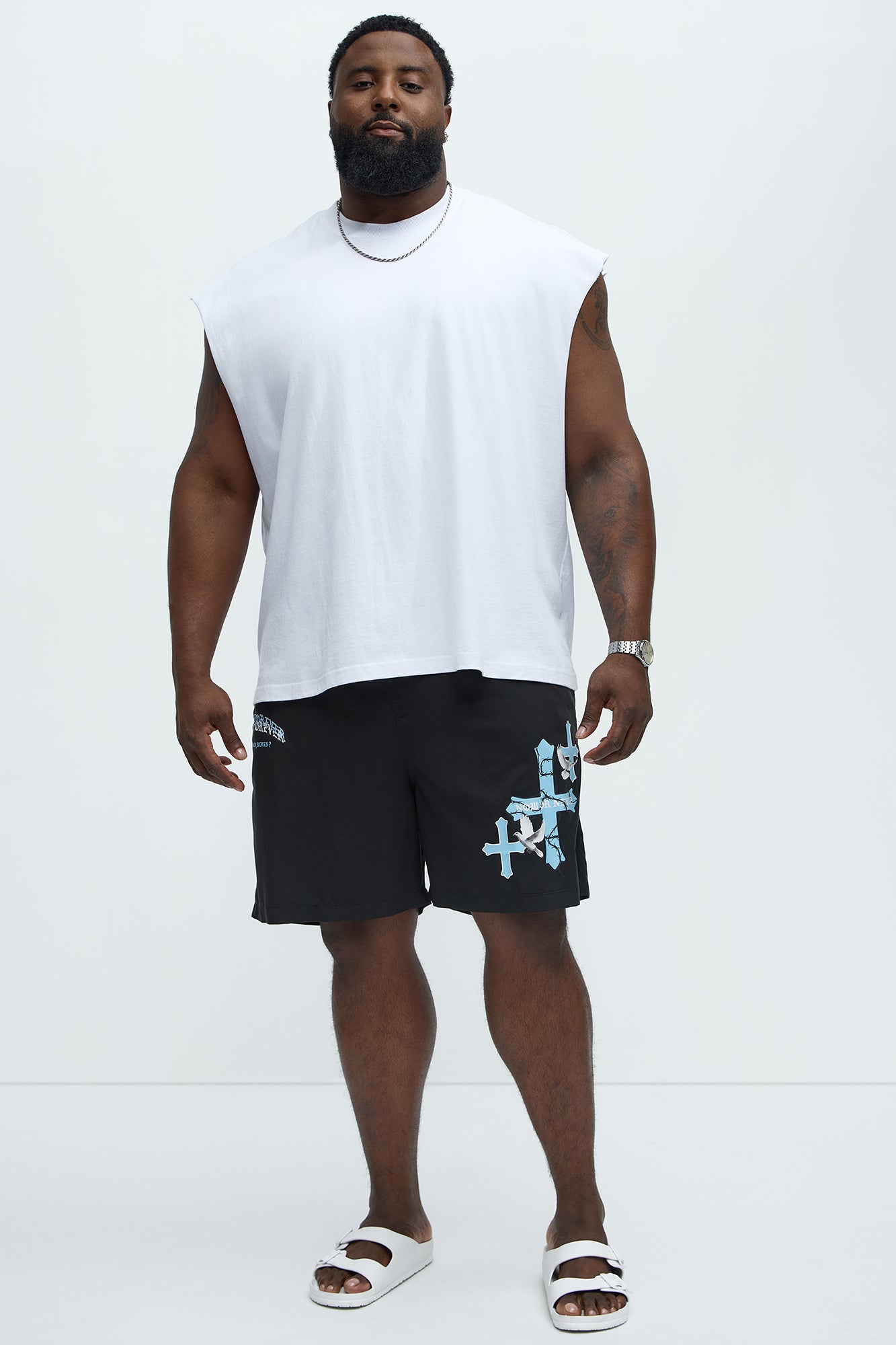 Gothic Summer Swim Classic Trunk - Black