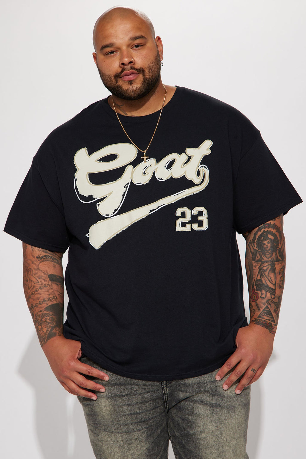 Baseball Goat Short Sleeve Tee - Black