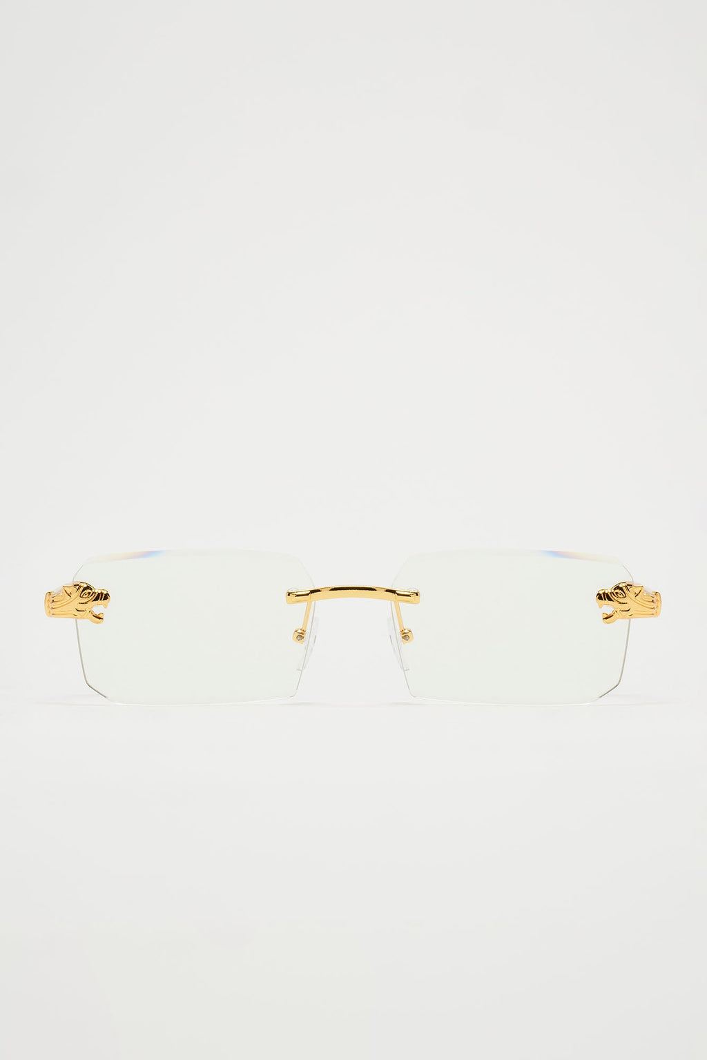 Burn It Down Sunglasses - Gold/Clear
