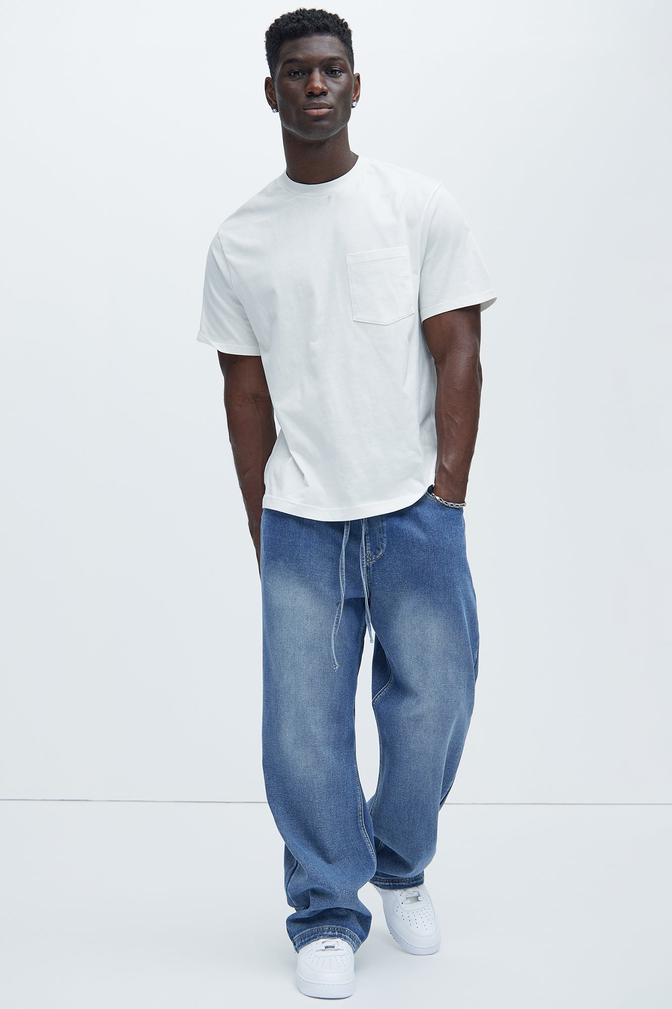The All Day Flex Waist Baggy Jean - Indigo