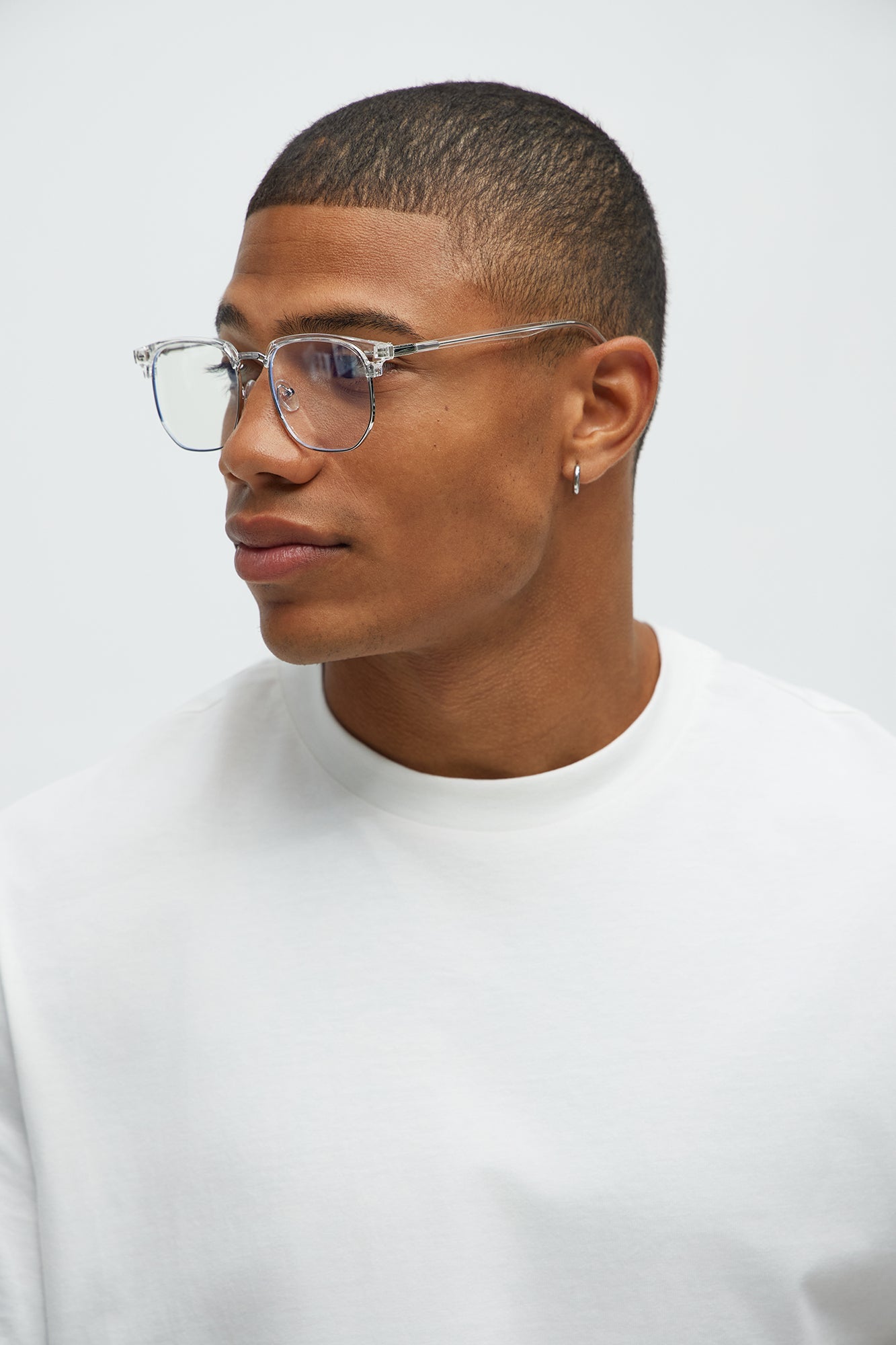 Capella Blue Light Sunglasses - Clear/Silver